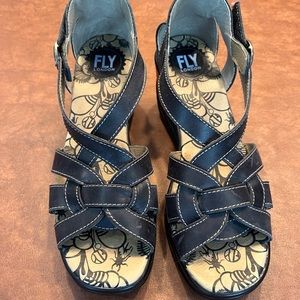 Fly London wedge sandals 38